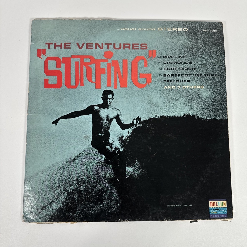 Surfing – The Ventures (Vinyl LP, 12") – Classic Surf Rock Album Vintage Record